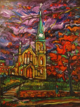 Saint John, the Trinity Church, oil on canvas, 30x40in.