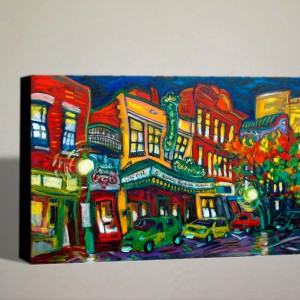 MONCTON – The Capital Theatre . High quality canvas print (ready to hang) (Copy)