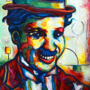 High quality canvas art, ready to hang – Charlie Chaplin