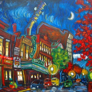 MONCTON – The Capitol Theatre   –  Print on stretched canvas (ready to hang)